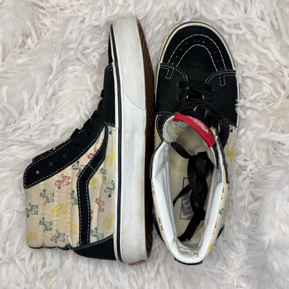 2009 Vans x Aimee Wilder Sk8-Hi Zebra High Top Deadstock Sz 7